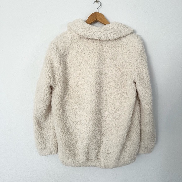 Show Me Your MuMu Kassidy Sherpa Half-Zip Sweater size S - Picture 6 of 11